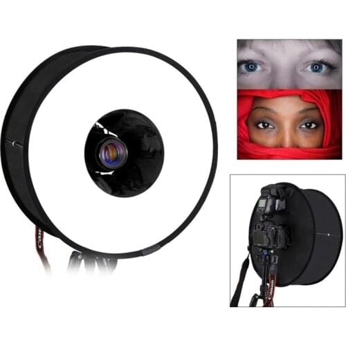 45cm Diffuser Round Style Macro and Portrait Softbox SpeedLite Flash Light studio flash Foldable photography Diffuser