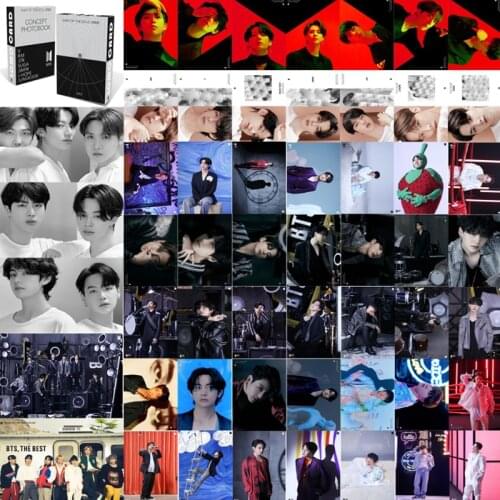 55Pcs/set Lomo card HD photo print album photocard for fans gifts