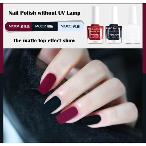 Msk Color Lead 7.3ml Colorful Nail Polish Without UV Lamp Nail Art Manicure Semi-permanent Varnish Regular Quick Dry Nail Paint