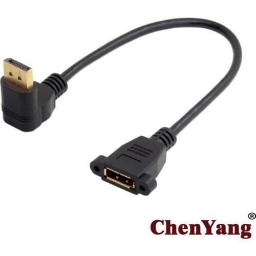 CYSM 20cm DisplayPort Display Port Male to Female M/F Extension Lengthen Cable