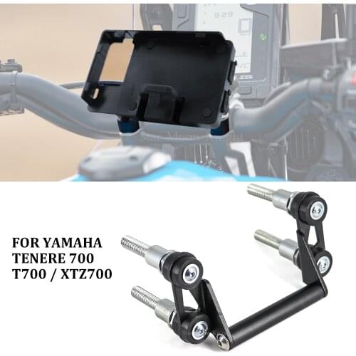 Motorcycle Handlebars Stand Holder Phone Mobile Phone GPS Navigation Plate Bracket For Yamaha Tenere 700 T7 T700 XT 700 Z