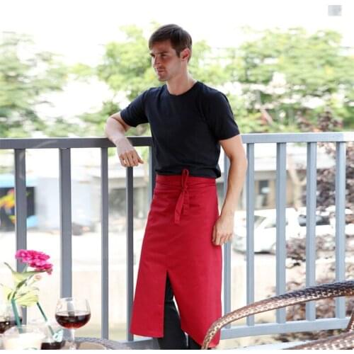 Restaurant cooking split personality half apron ireland advertising custom manly grilling aprons chef clothing free shipping