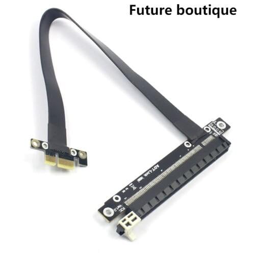 Graphics Extension Cable PCIe 3.0 x16 to x1 A Riser Card N Card PCI-E Cables Full Speed Compatible for Bitcoin BTC Miner 25cm