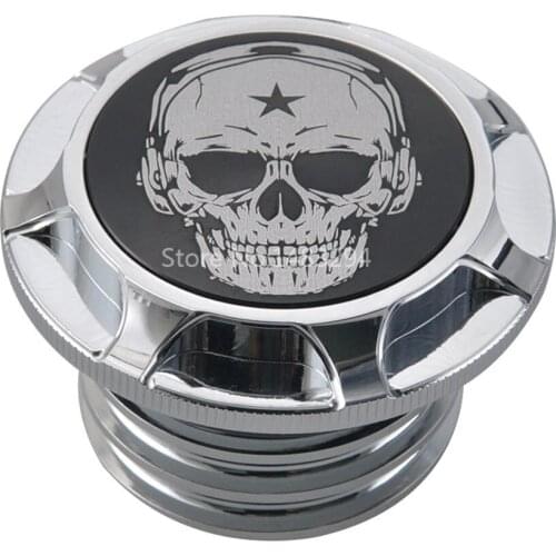 Motorcycle Fuel Gas Tank Cap Aluminum Alloy Decorative Accessories Oil Cover Fit For Harley Sportster 1996-2014 Models