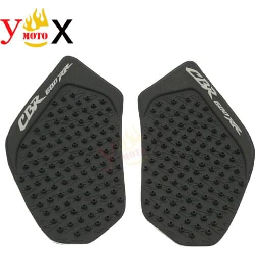 Motorcycle Rubber Anti slip Gas Tank 3M Stickers Fuel Traction Pad Knee Grips Protector For HONDA CBR600RR 2003 2004 2005 2006