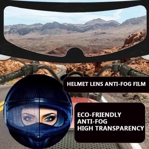 AEP Motorcycle Helmet Universal Clear Anti-Fog Rainproof Patch Lens Sticker Visor Fog Film Moto Motocross Motorcycle Accessories