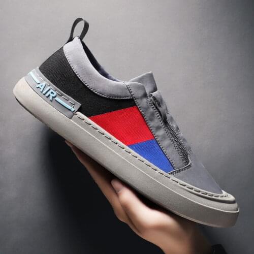 2022 Men Shoes Fashion Canvas Loafers Breathable Autumn Lace Up Comfortable Casual Shoes Outdoor Men Sneakers Shoes 39-44