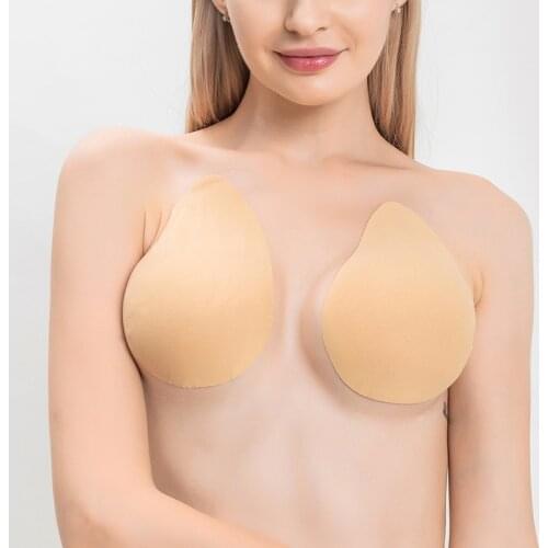 Invisible Silicone Push Up Bra Adhesive Nipple Cover Pasties Boob Breast Lift Tape Cache Teton For Bikini Instant Bust Lifter