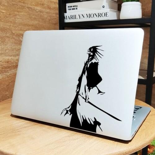 Bleach Zaraki Laptop Sticker for Macbook Pro 16" Air Retina 11 12 13 15 inch Mac Book Skin Vinyl 14" Anime Dell Notebook Decal
