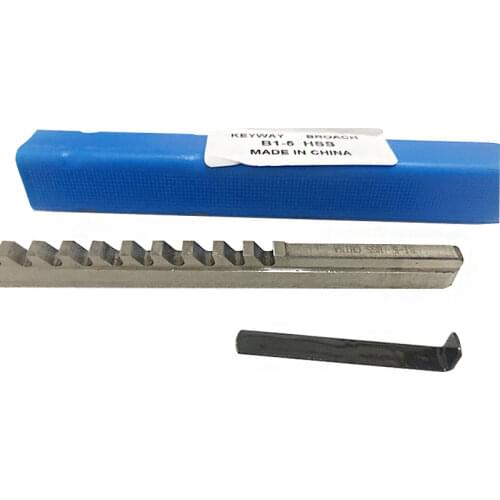 5mm B1 Push-Type Keyway Broach HSS Metric Size CNC Machine Tool