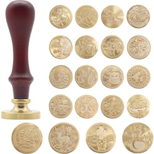 Wax Seal Stamp Korea Retro Sealing Wax Stamp For Wedding Invitation Gift Cards Scrapbooking Material New Stamps 2021 Y10