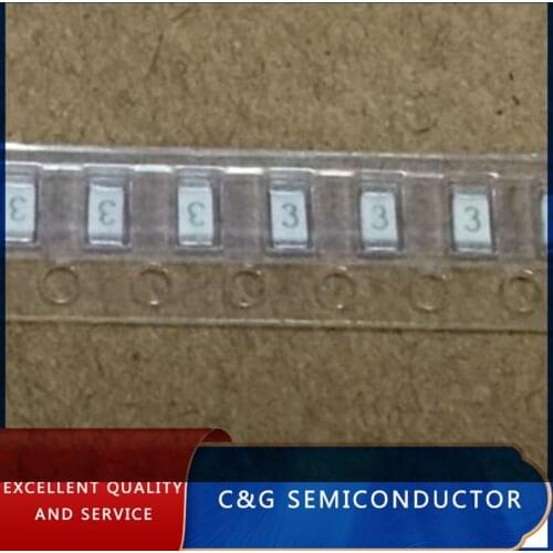 50PCS SMD 1206 3A 3 Amp 63V 63VDC Fuse 3000MA zj