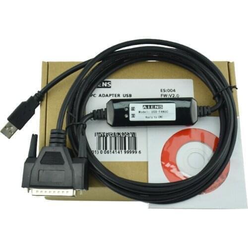 Applicable to Frank Mitsubishi FANUC CNC machine tool download data transmission line USB to 25-pin FANUC