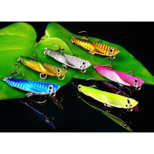 Proberos Hot New Blade VIB Long Bait Metal Lure Fishing Lures Baits Long Throw Submerged Fishing Gear Fishing Tackle 11G DW498