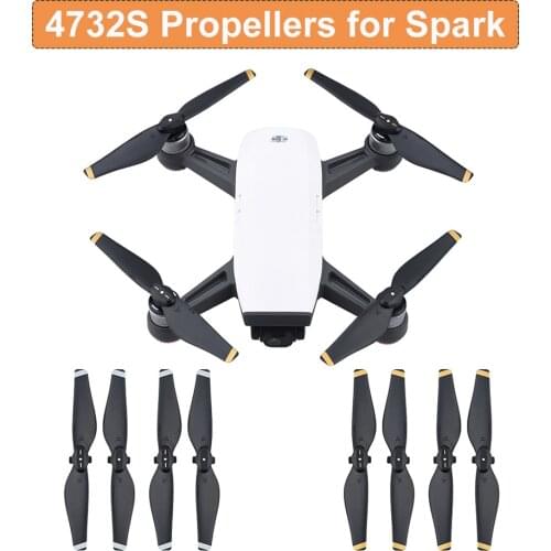 Low Noise 4732S Propeller for DJI Spark Drone Quick Release Blade Replacement Spare Parts Props Folding Blade Accessory Wing