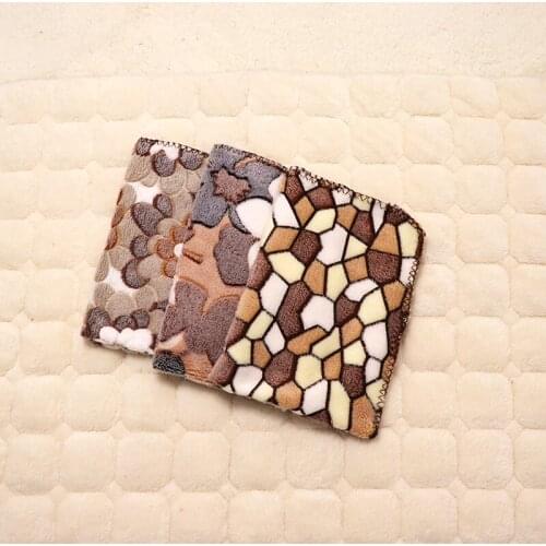 Dropshipping Flower Prints Cheap Custom Double Sided Coral Soft Pet Blanket Luxury Plush Warm Fleece Dog Blanket Throw Wholesale