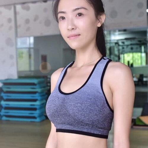 Girls sports bras Quick Drying Breathable Absorb Sweat Sexy Slimming bustier comfortable Straps Bras for lady