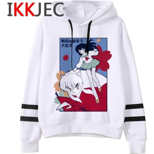 Inuyasha hoodies men grunge streetwear harajuku y2k aesthetic male sweatshirts clothing Ulzzang grunge