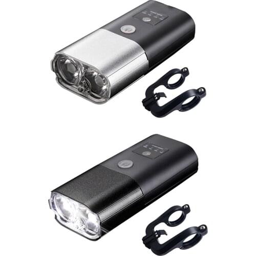 4000mA Cycling Bicycle Front Light with Bell Smart Induction Waterproof MTB Cycling HeadLight USB Rechargeable Horn