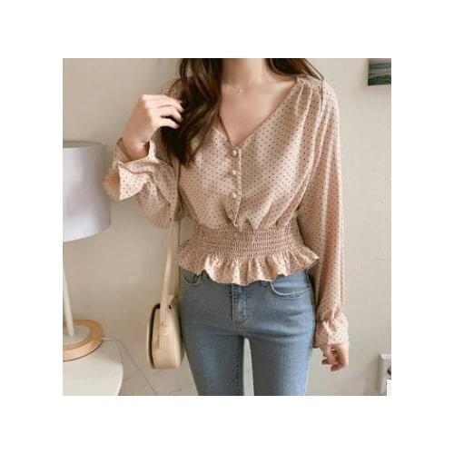 Блузки в горошек Xsyyfast China At AliExpress