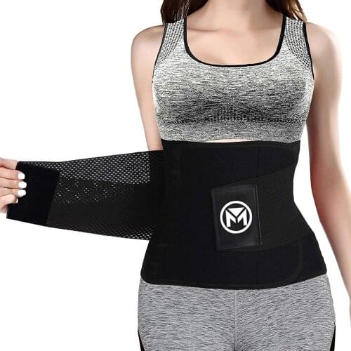 Moolida Waist Trainer Belt for Women Waist Trimmer Weight Loss Workout Fitness Back Support Belts