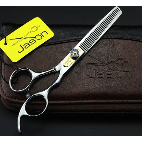 Good Quality 6.0Inch JP440C Thinning Scissors,Blue Rhinestone Hair Shears for Salon Hairdressing,Beauty Hair Tools 1Pcs
