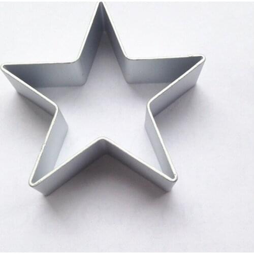 10pcs Star Shaped Aluminium Alloy Cookie Cutter Mold Metal Fondant Cake Decorating Tools Baking Biscuit Moulds