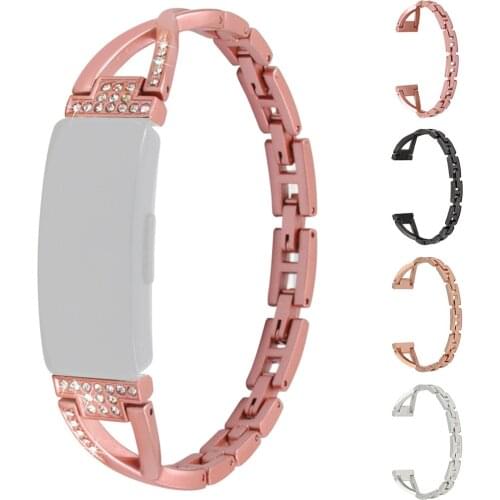 2019 New Watchband Replacement Watch Band Wrist Strap Stainless Steel Smartwatch Band Replacement Solid for Fitbit Inspire 3G