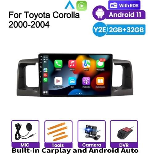 4Core 2.5D Screen Android Car Radio Multimedia Player For Toyota Corolla EX E120 Auto Radio CAR GPS Navigation Stereo For BYD F3