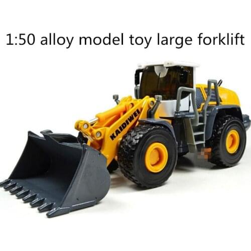 Free shipping ! 2014 super cool !1 : 50 taxied alloy Large-scale forklift toy Models, Baby educational toys
