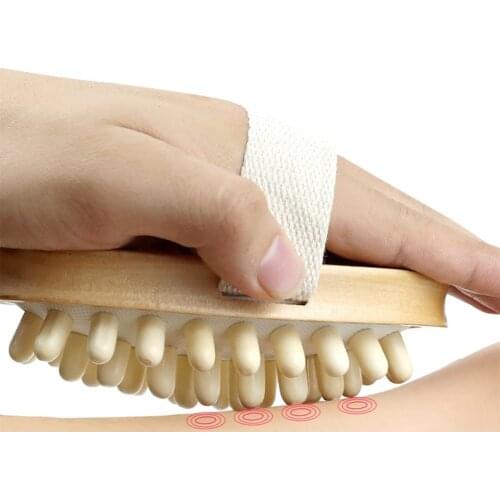 Body Brush Soothing Body Airbag Wooden Essential Oil SPA Air Cushion Hair Massage Comb Scalp Massage Brush