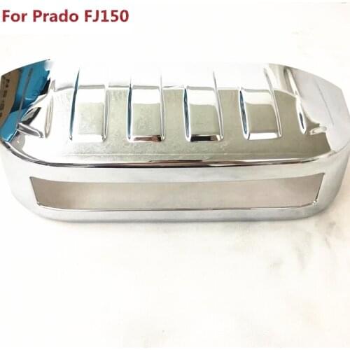 For Toyota Land Cruiser Prado J150 FJ150 2011-2014 ABS Chrome Rear License Plate Frame Trim Cover Car-styling Accessory