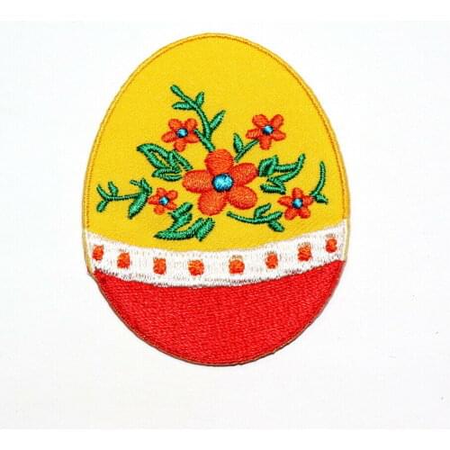 IVY-LOVING nesting doll easter eggs Flower Artwork Emblem Clothes Bag Iron on patch