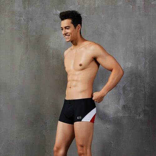 Summer Mens Swim Trunks Sexy Swimwear Boxers Surf Comfortable Stretch Leggings Swimsuit Drawstring Low-waist Casual Soft Shorts