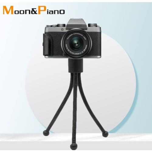 Mini Tripods for Mobile Phone Cameras Go Pro Flexible Tripod Desktop Stand Lightweight Cellphone Table Support Holder