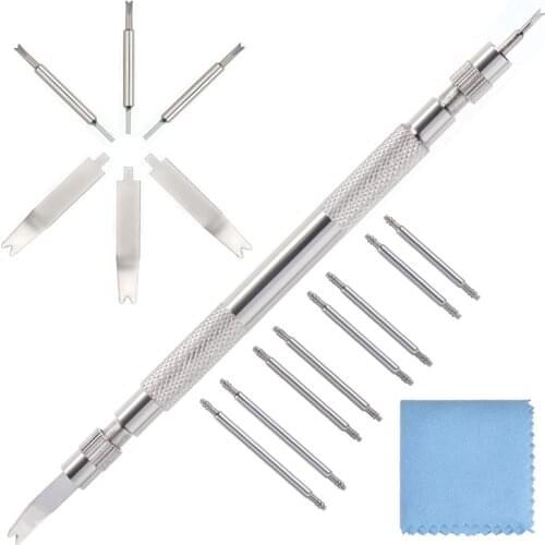 16 Pcs Watch Repair Tool Kit Spring Bar Pin Watch Tool for Watch Band Replacement