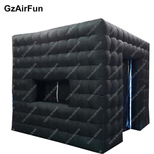 Custom Wedding Party Inflatable Photo Booth Inflatable Cube Carbin Inflatable house With Multi-color LED Light