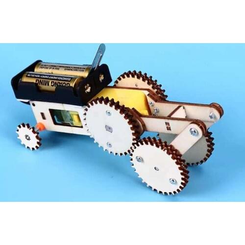 Science and technology small make hand-made small invention gear round-trip car schoolboy diy model scientific experiment toys