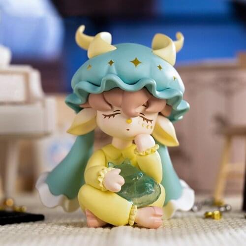 Nighty-night Blind Box Toys Cute Sweet Dream Figure Anime Action Random Surprise PVC Kawaii Model Birthday Gift Decor 8 Pcs/Set