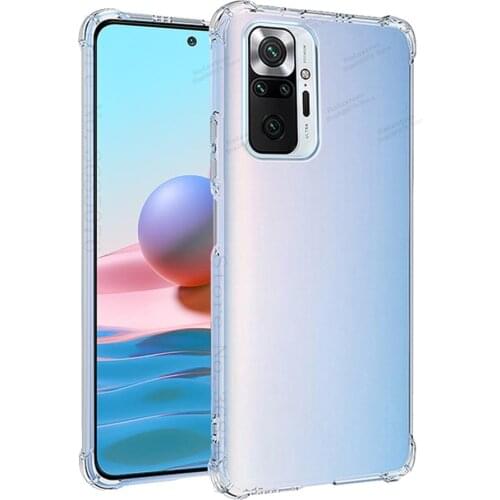 Note10 fundas for Xiaomi Redmi Note 10 not10 case Anti-fall Airbag Clear Case Shockproof Soft Cover redmi note 10 covers coques
