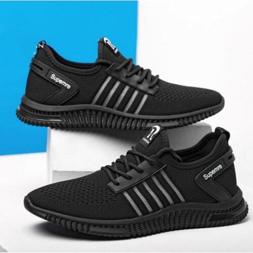 2021 Summer new trendy shoes mens shoes casual breathable mesh shoes student sports shoes Korean trend shoes