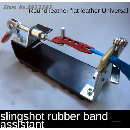 Rubber band assistant Tied Rubber Tool for flat rubber band or Round Rubber Band Tube Slingshot Catapult Accessories