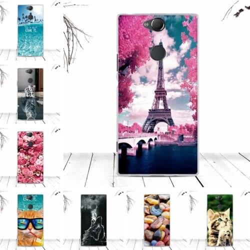 Luxury Fundas Coque For Sony Xperia XA2 Plus Case Cover Soft TPU Silicone Case For Sony Xperia XA2 Plus Cover Housing Bumper