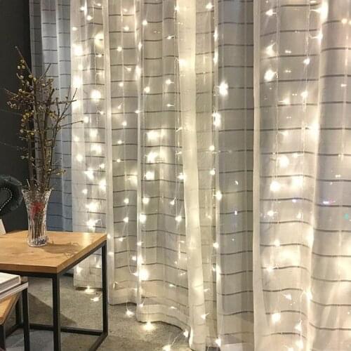 3x1/3x2/3x3m LED Icicle String Lights Christmas Fairy Garland Outdoor Home for Wedding/Party/Curtain/Garden AC220V Holiday Decor