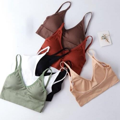 Fitness Top Bra For Women Breathable Solid Push Up Freedom Bra Femme Yoga Sport Underwear Bralet Soft Top Bra Brassiere Bh