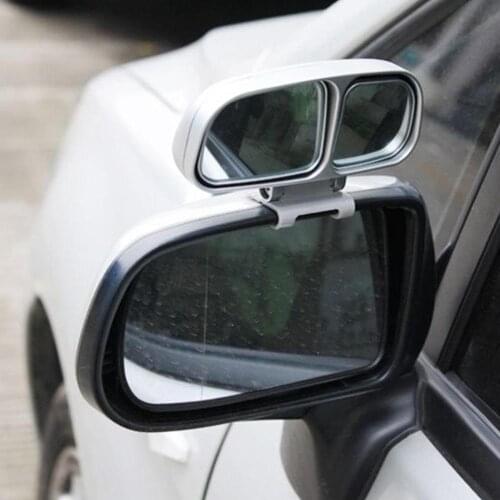 Universal Auto Wide Angle Rear Mirrors Side RearView Car Universal Blind Spot Square Mirror of 3 Colors Auto Accessories