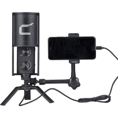 Comica STM-USB Versatile Studio-Quality USB Cardioid Condenser Microphone for Games,Streaming Broadcast,YouTube Video Recording