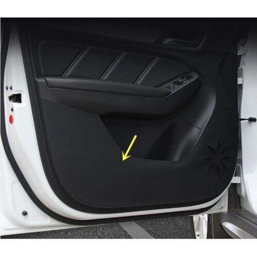 Inner Door Panel Anti-Kick Pad For Nissan Qashqai X-Trail 2008 2009 2010 2011 2012 2013 2014 2015 2016 2017 2018 Leather AB086