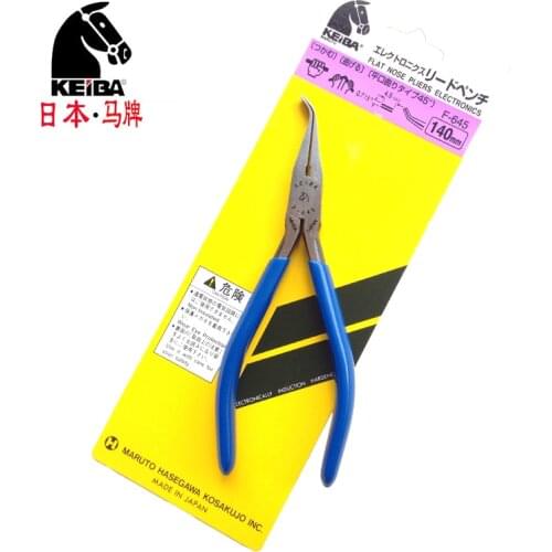 High quality KEIBA long nose pliers F-606 645 675 695 Jewelry roll round clamp electronic precision pliers made in Japan