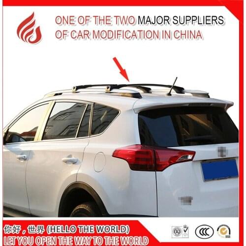 High quality Aluminium alloy screw install car roof rail cross bar for RAV4 2014 2015 2016 2017 2018